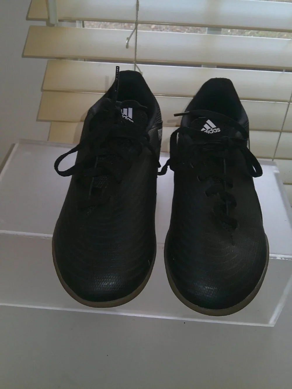 Adidas Predator Edge.4 Sala Indoor Soccer Shoes Black White Youth 5.5 Activewear